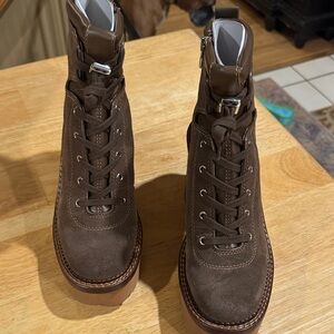 Dolce Vita Dark Brown Lace-Up Boots